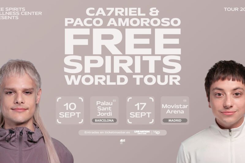 CA7RIEL y Paco Amoroso anuncian su gira por España para 2026